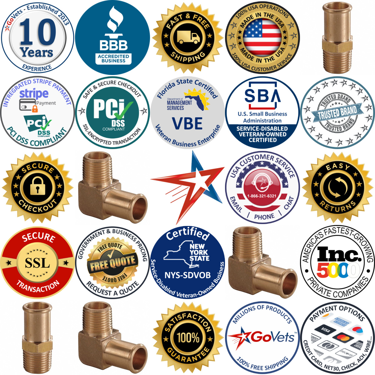 A selection of Beaded Hose Fittings products on GoVets