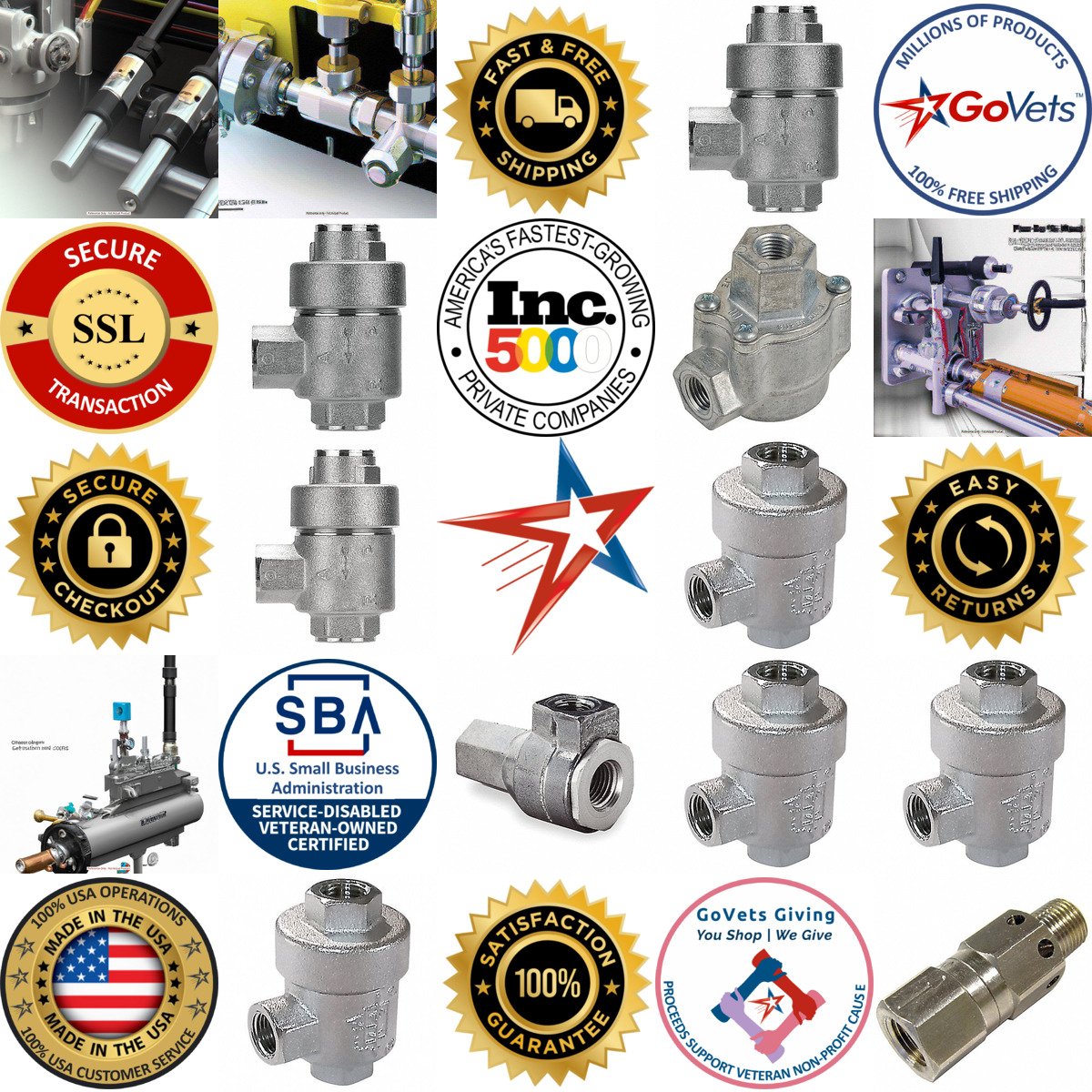 A selection of Pneumatic Cylinder Controls products on GoVets