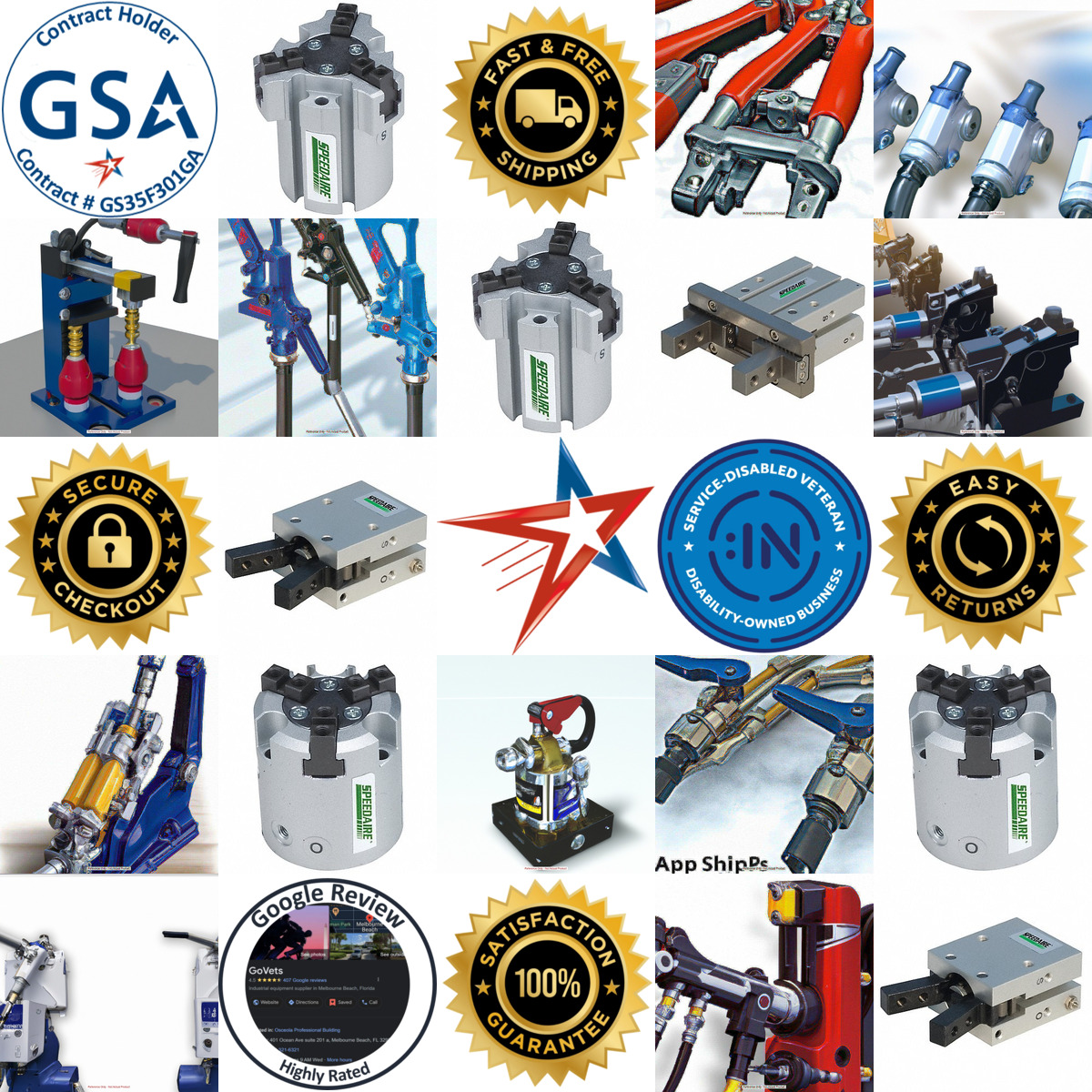 A selection of Pneumatic Grippers products on GoVets