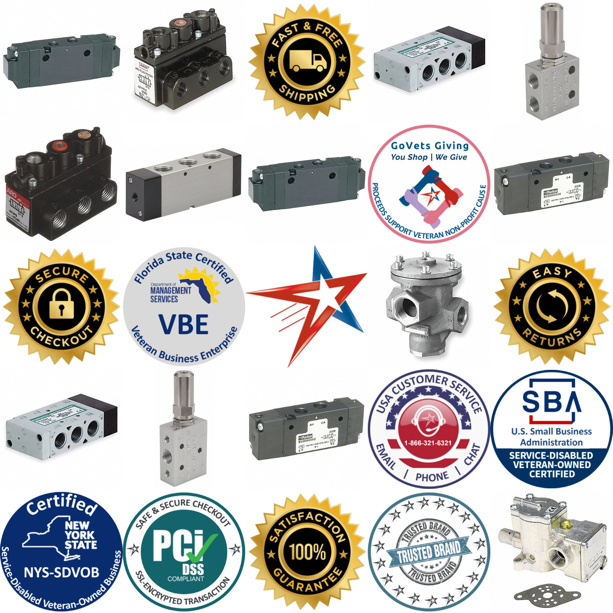 A selection of Pilot Air Control Valves products on GoVets