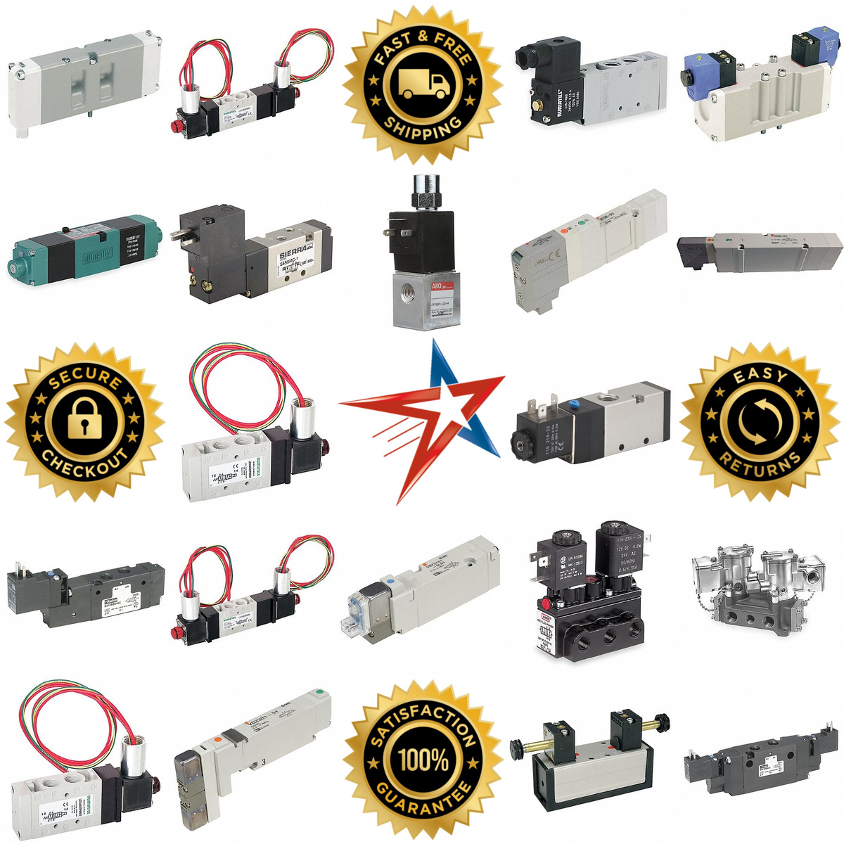 A selection of Solenoid Air Control Valves products on GoVets