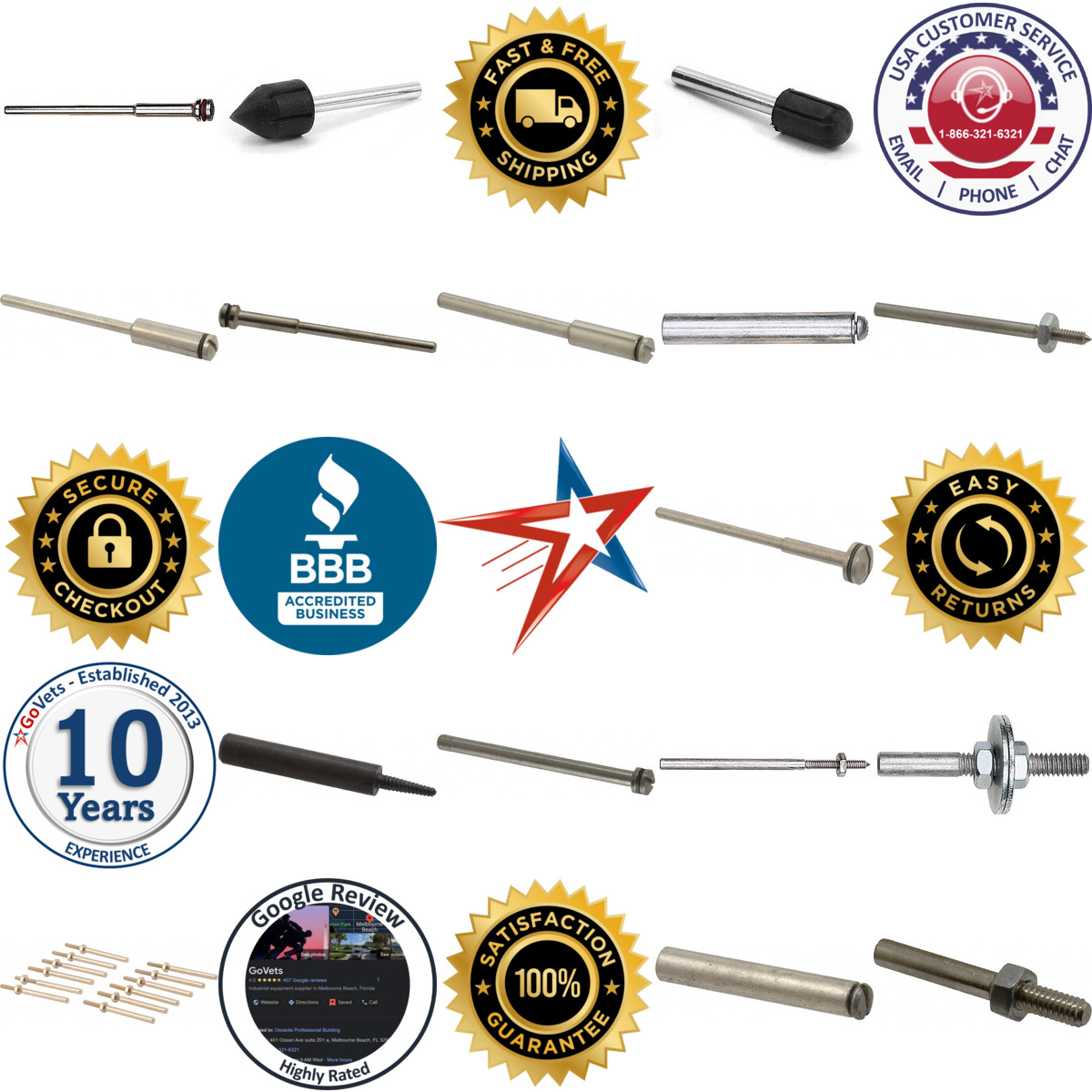 A selection of Point Mandrels products on GoVets