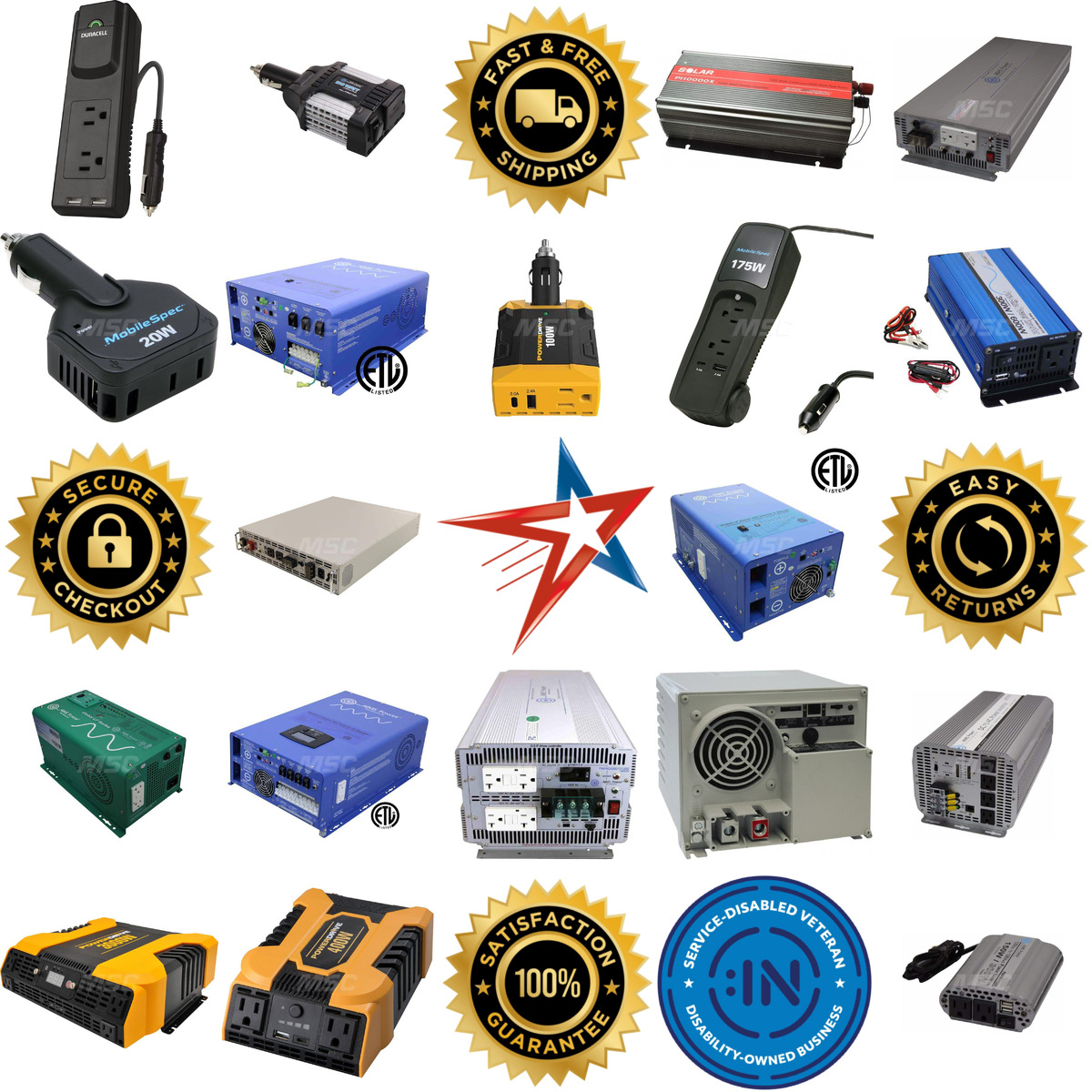 Millions of Products A selection of Power Inverters products on GoVets