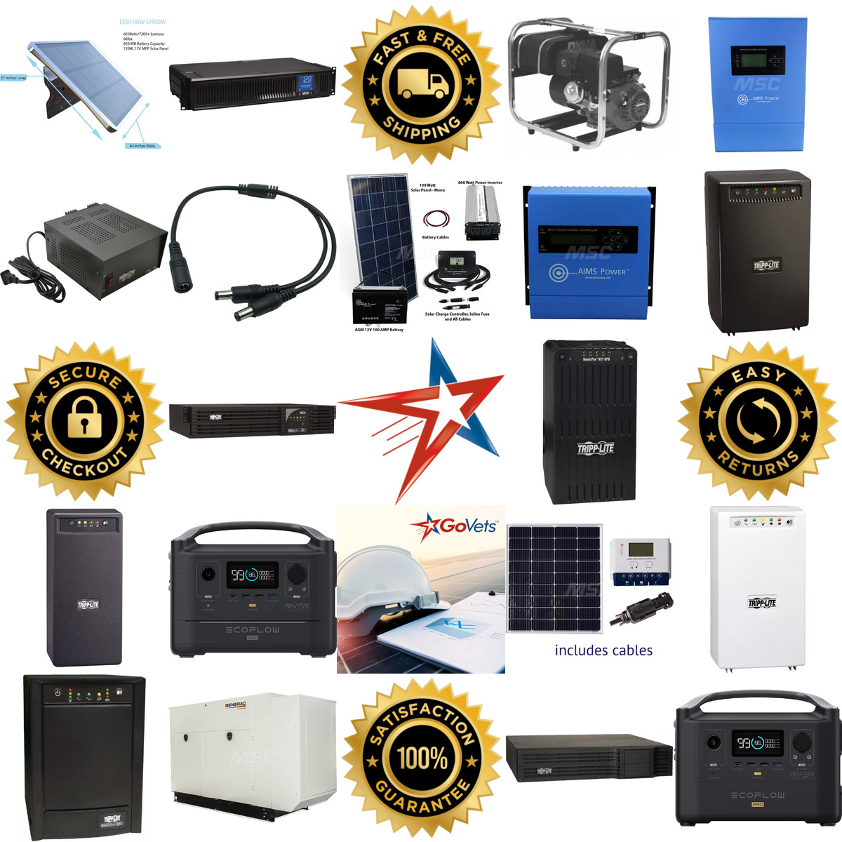 A selection of Power Supplies and Generators products on GoVets