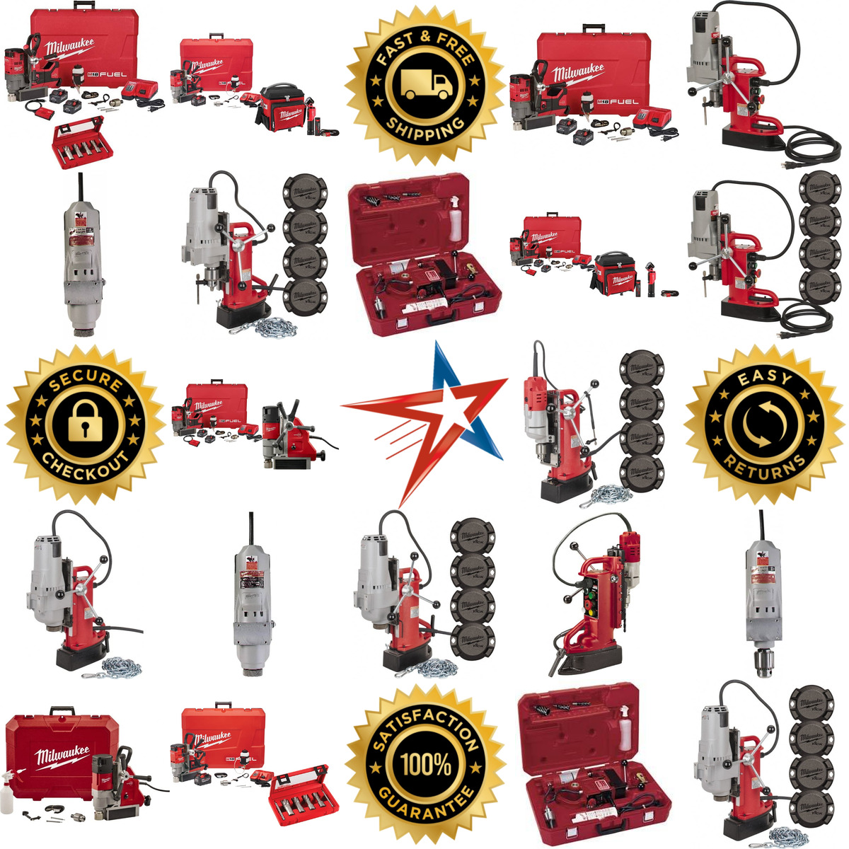 A selection of Milwaukee Tool products on GoVets