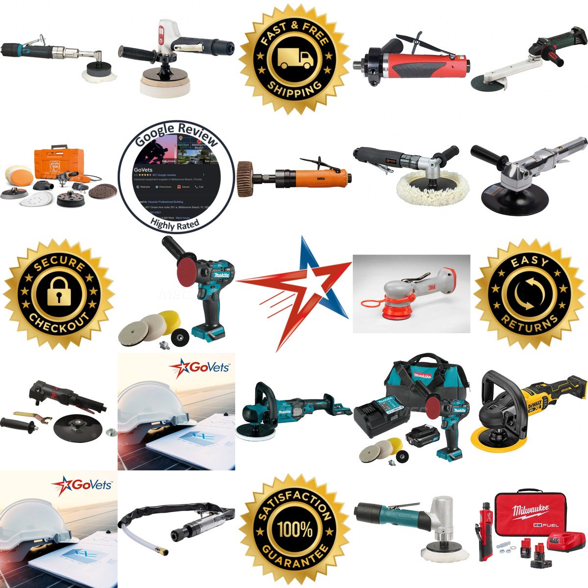 A selection of Handheld Buffers and Polishers products on GoVets