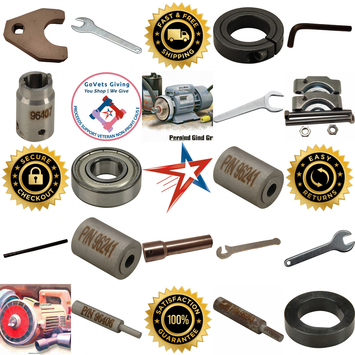 A selection of Power Grinder Buffer and Sander Repair Tools products on GoVets