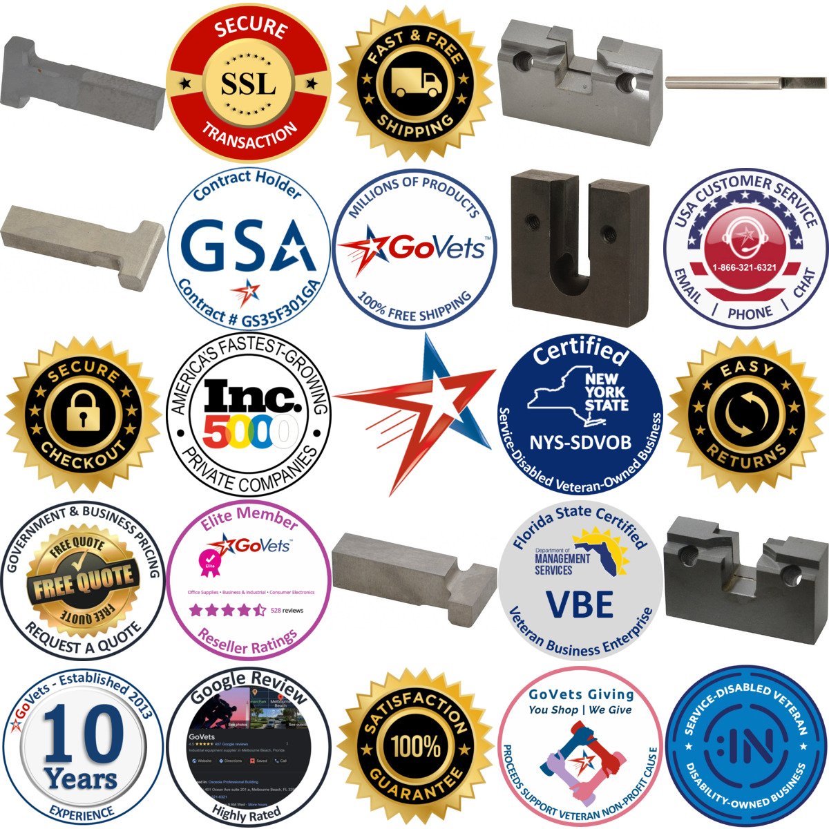 A selection of Modern Manufacturing products on GoVets