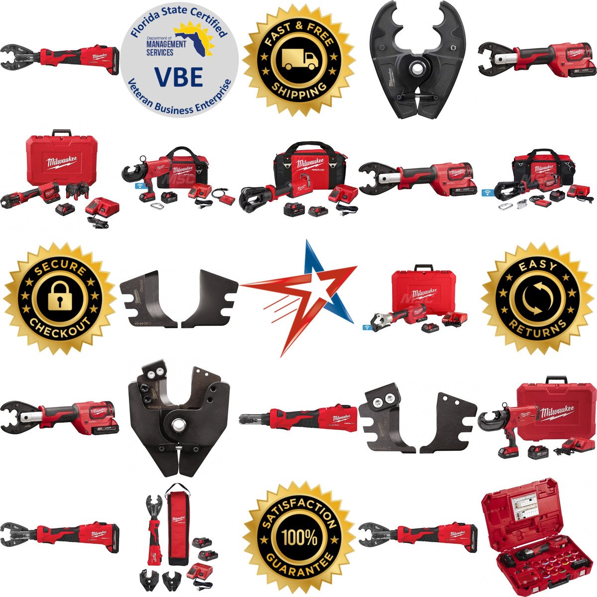 A selection of Milwaukee Tool products on GoVets