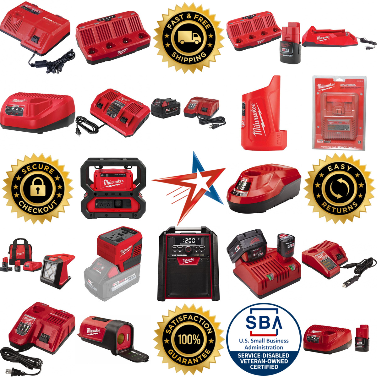 A selection of Milwaukee Tool products on GoVets