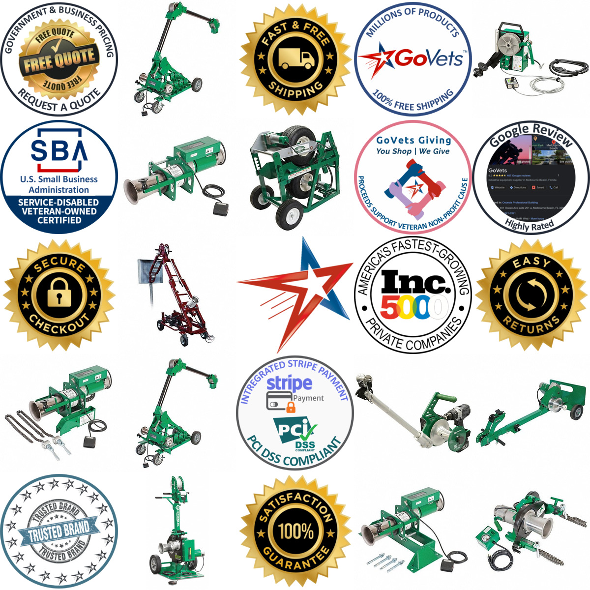 A selection of Corded Cable Pullers products on GoVets