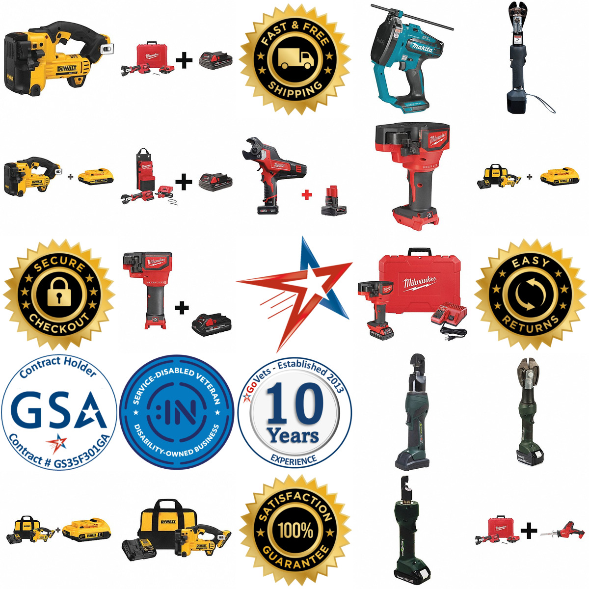 A selection of Cordless Bolt and Rod Cutters products on GoVets