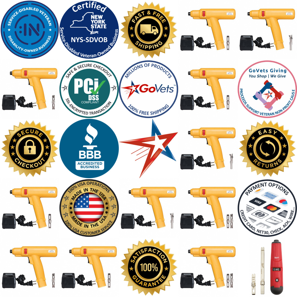 A selection of Cordless Punch Down Tools products on GoVets