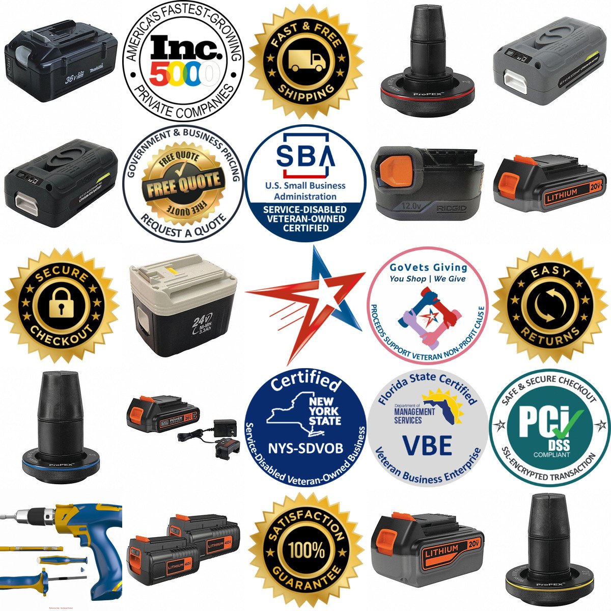 A selection of Cordless Tool Accessories products on GoVets