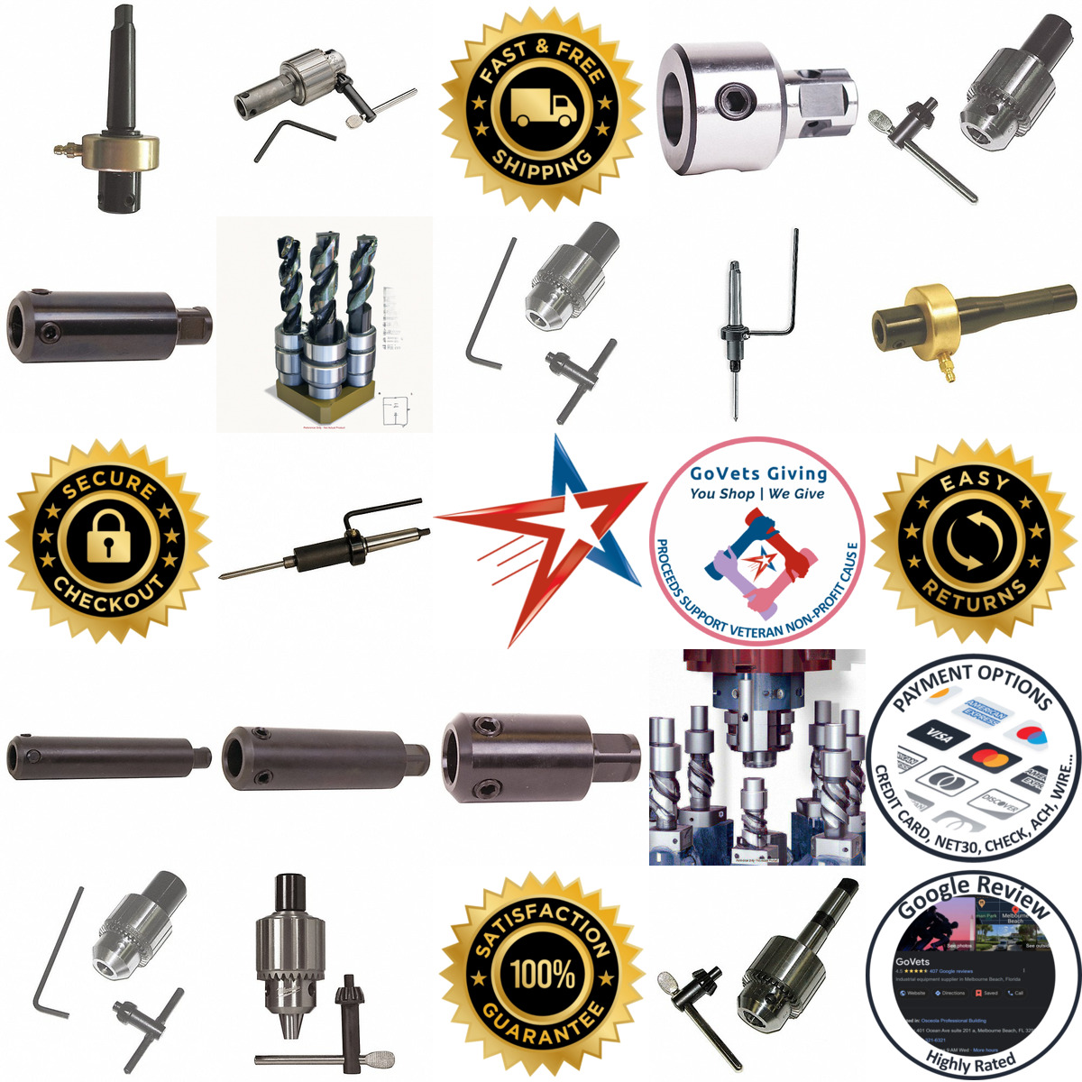 A selection of Magnetic Drill Press Arbors and Adaptors products on GoVets