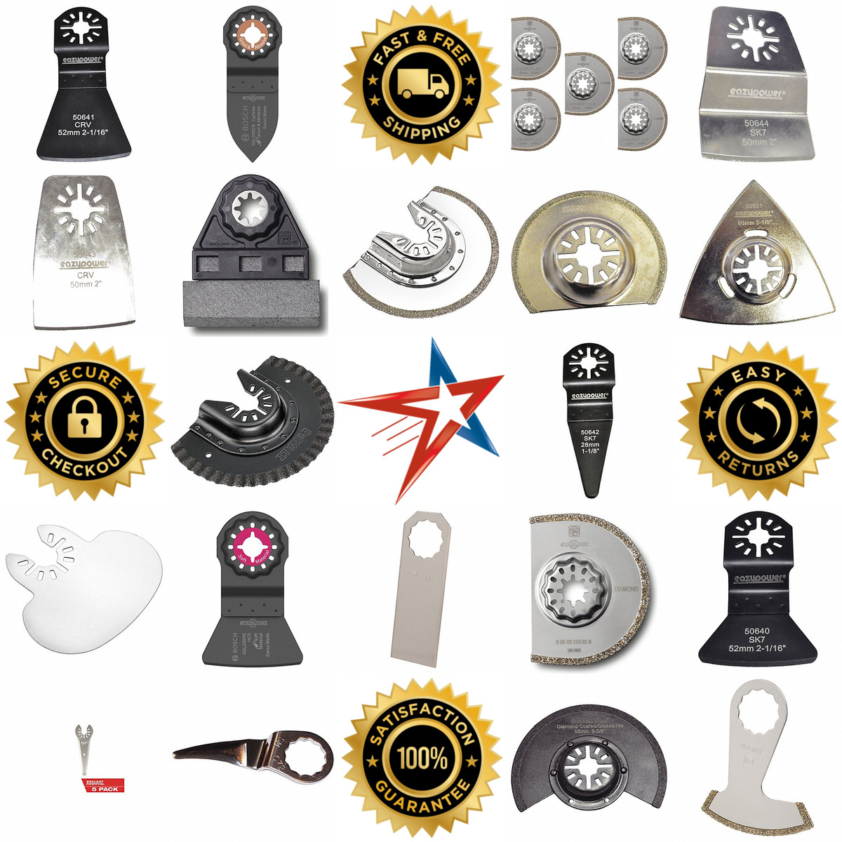 A selection of Oscillating Tool Scraper Blades products on GoVets