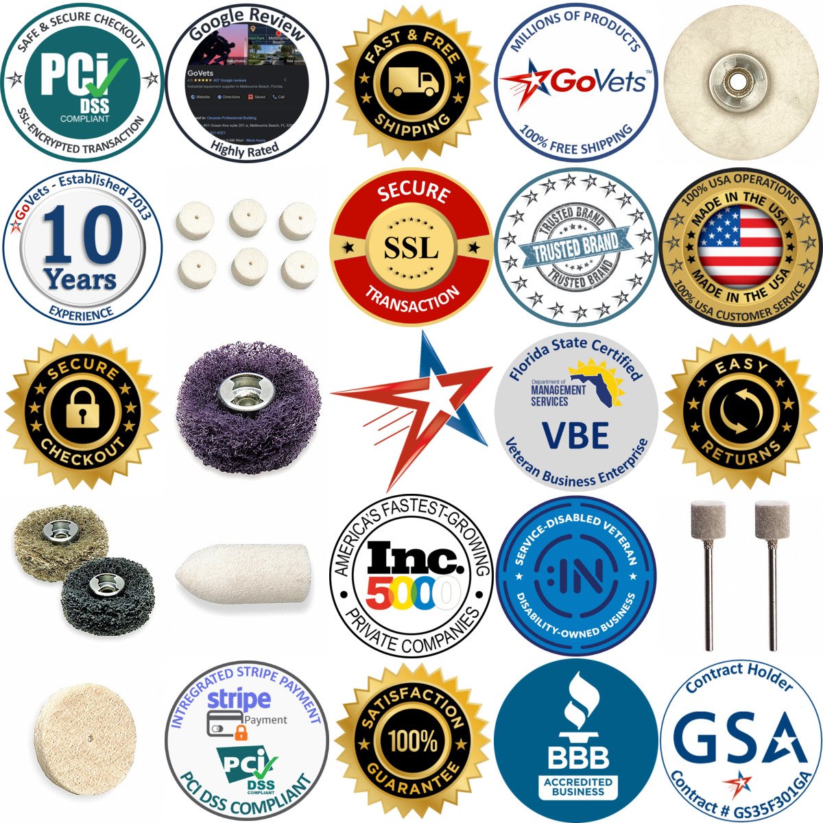 A selection of Polishing Points For Rotary Tools products on GoVets