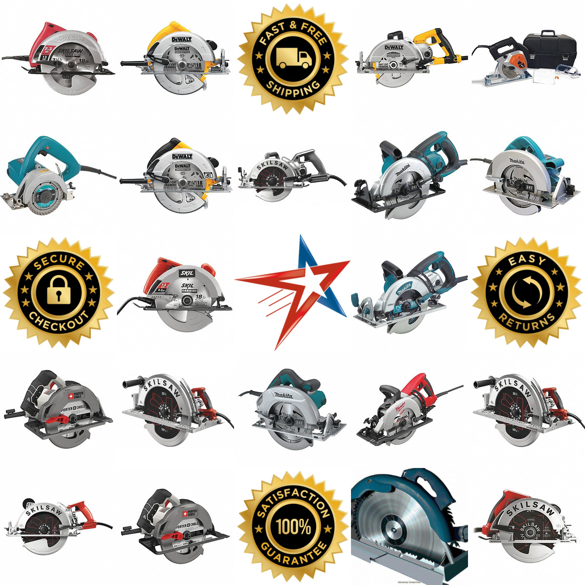 A selection of Corded Circular Saws products on GoVets