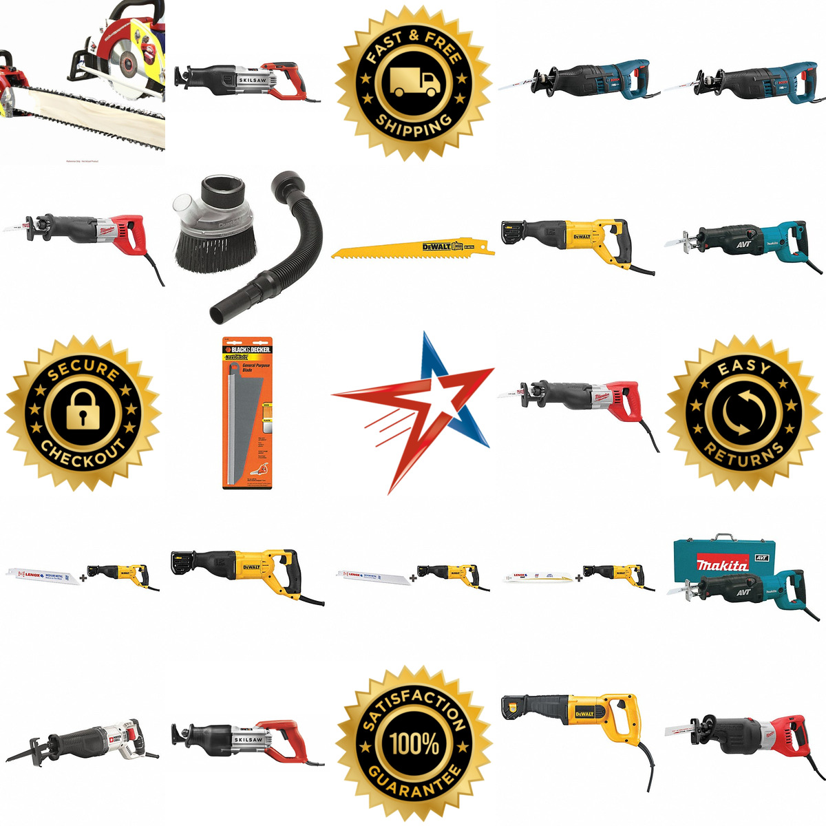 A selection of Corded Reciprocating Saws products on GoVets