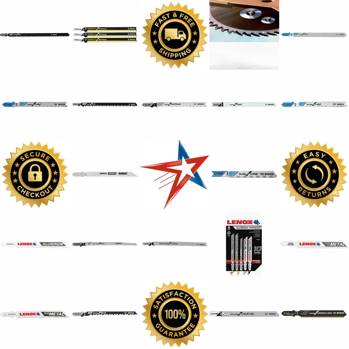 A selection of Jigsaw Blades products on GoVets