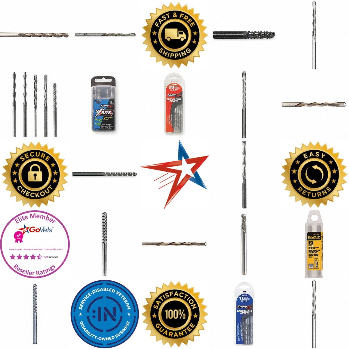 A selection of Router Bits For Cut Out Tools products on GoVets