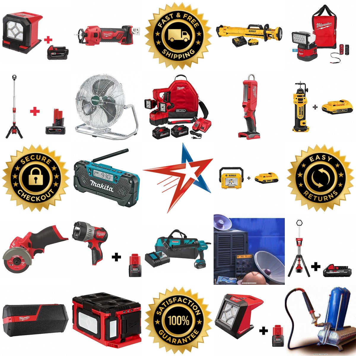 A selection of Specialty Cordless Tools products on GoVets