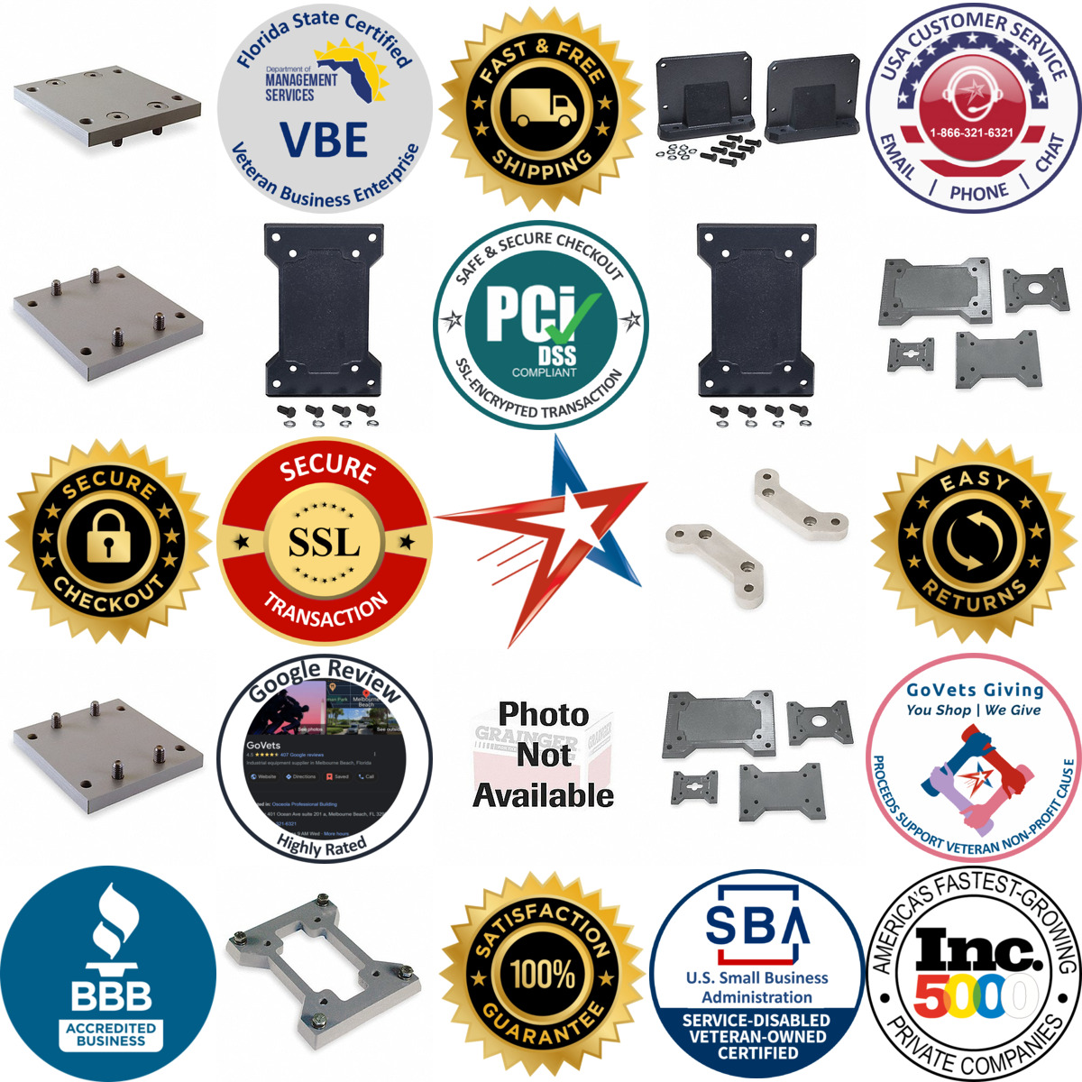 A selection of Mounting Base products on GoVets