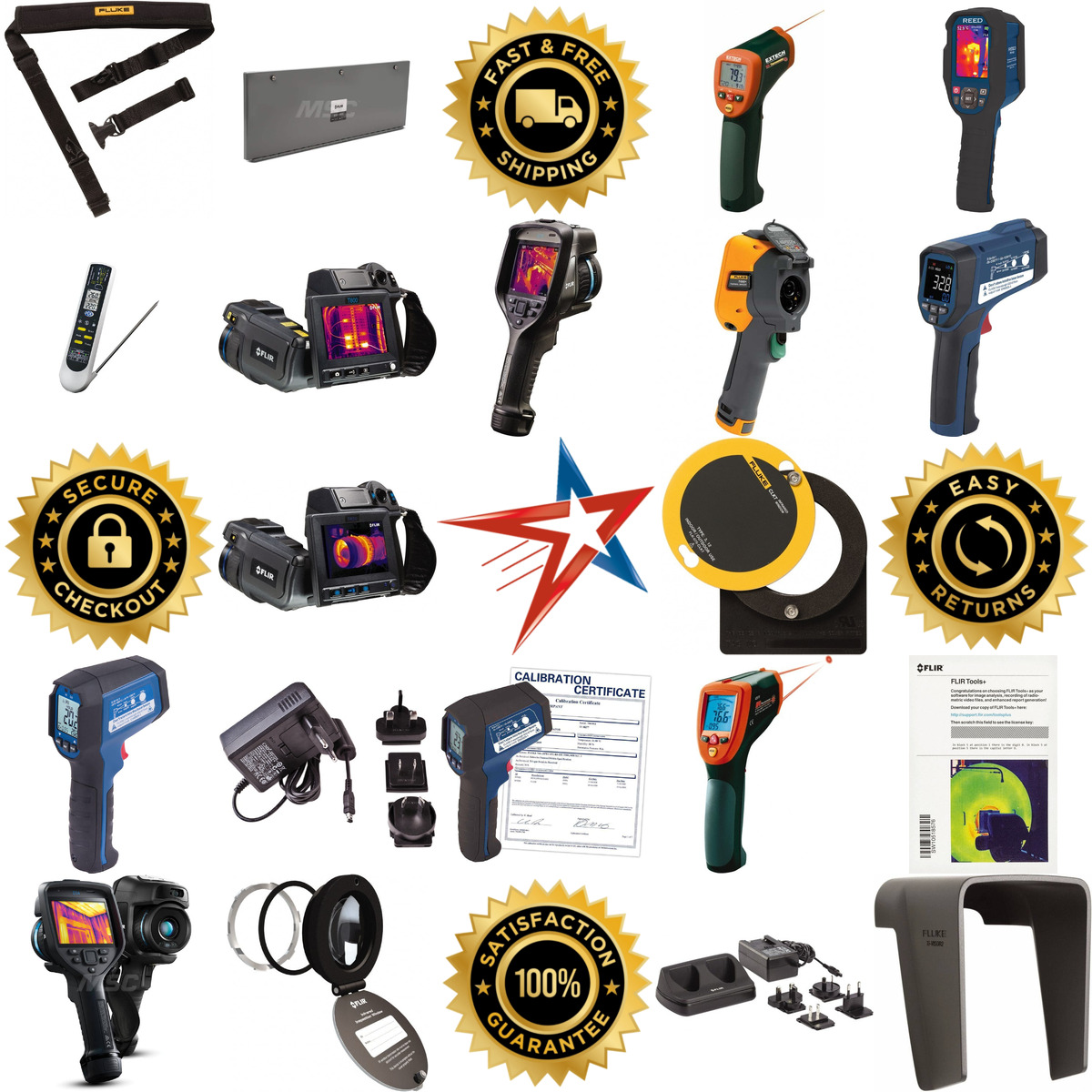 A selection of Infrared Thermometers and Thermal Imaging Cameras products on GoVets