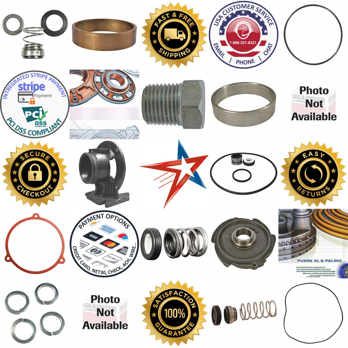 A selection of Centrifugal Pump Seal Kits and Gaskets products on GoVets