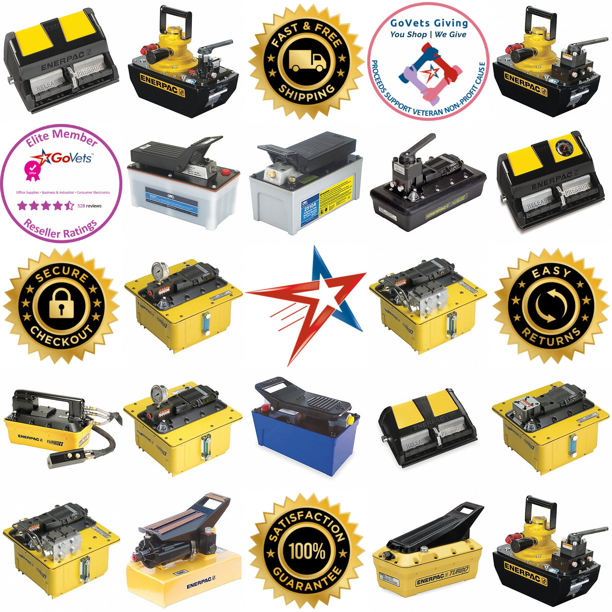 A selection of Air Powered Hydraulic Pumps products on GoVets