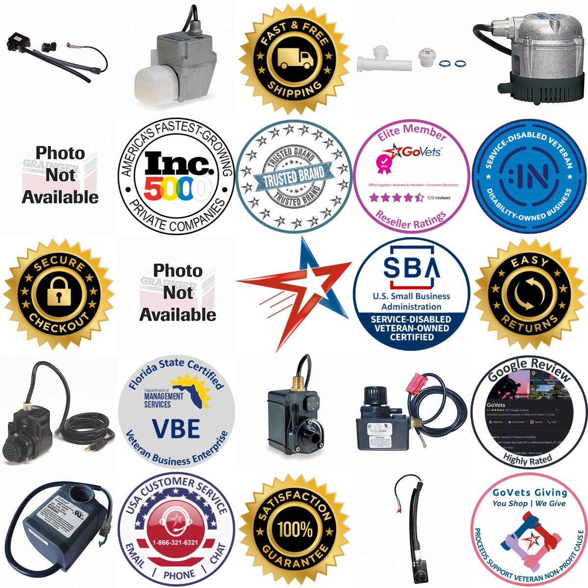 A selection of Parts Washer Pump products on GoVets