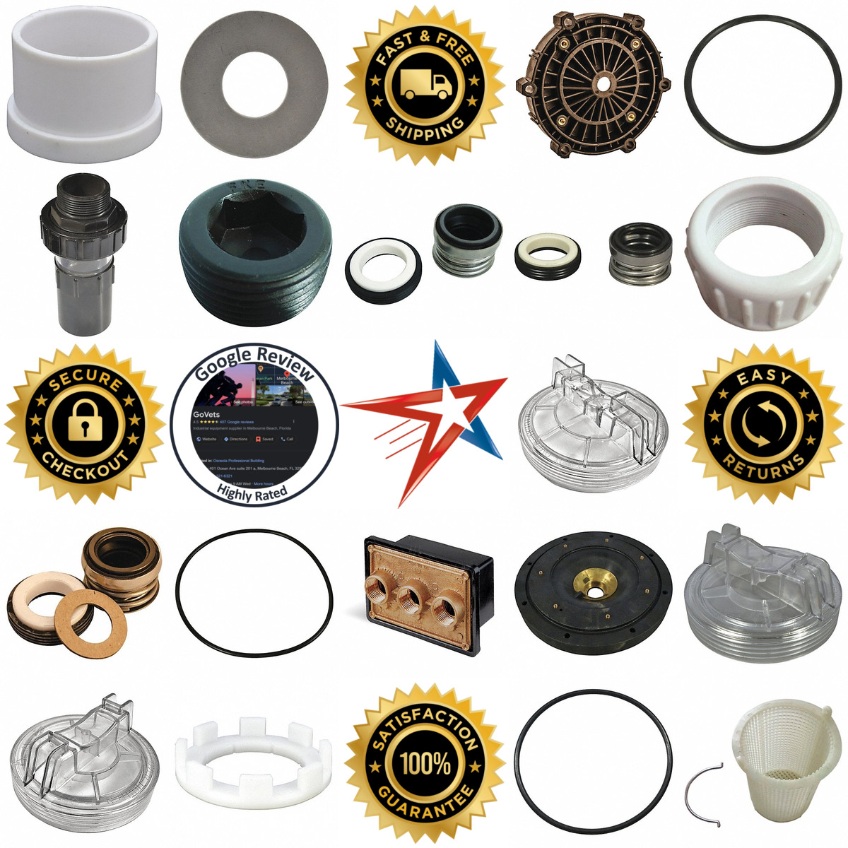 A selection of Pool and Spa Pump Parts and Accessories products on GoVets