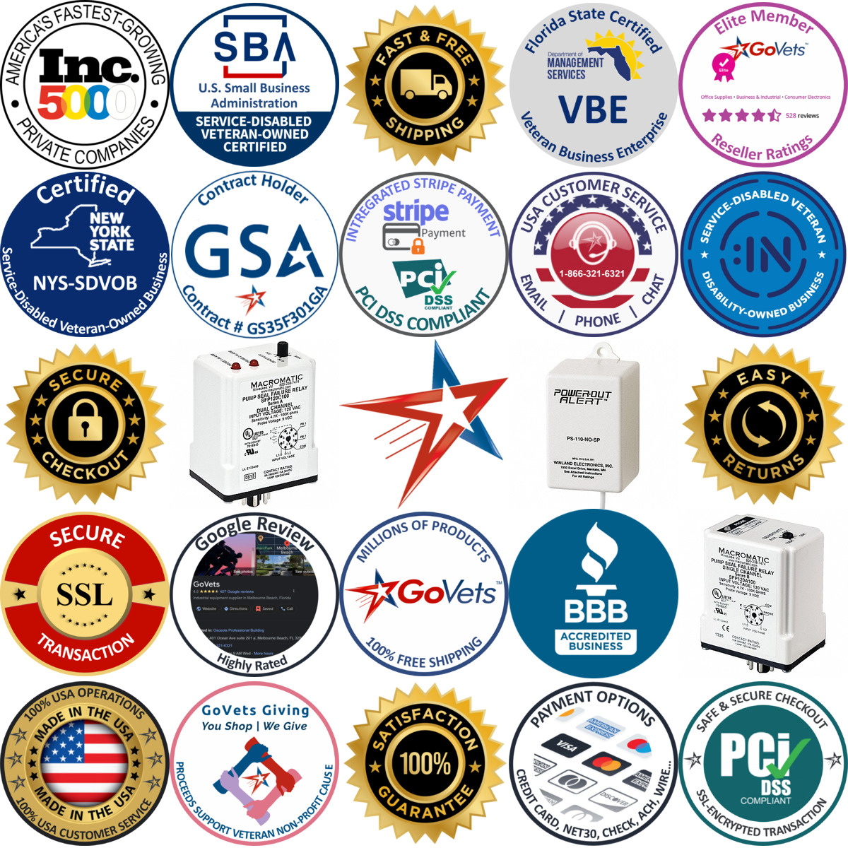 A selection of Pump Seal Failure Relays products on GoVets