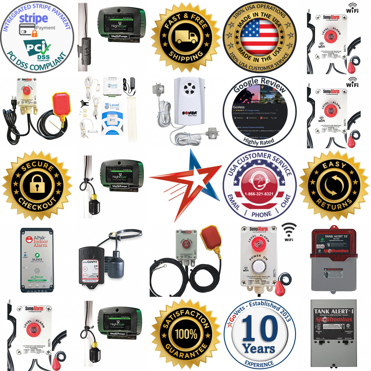 A selection of Water Level Monitoring Systems products on GoVets