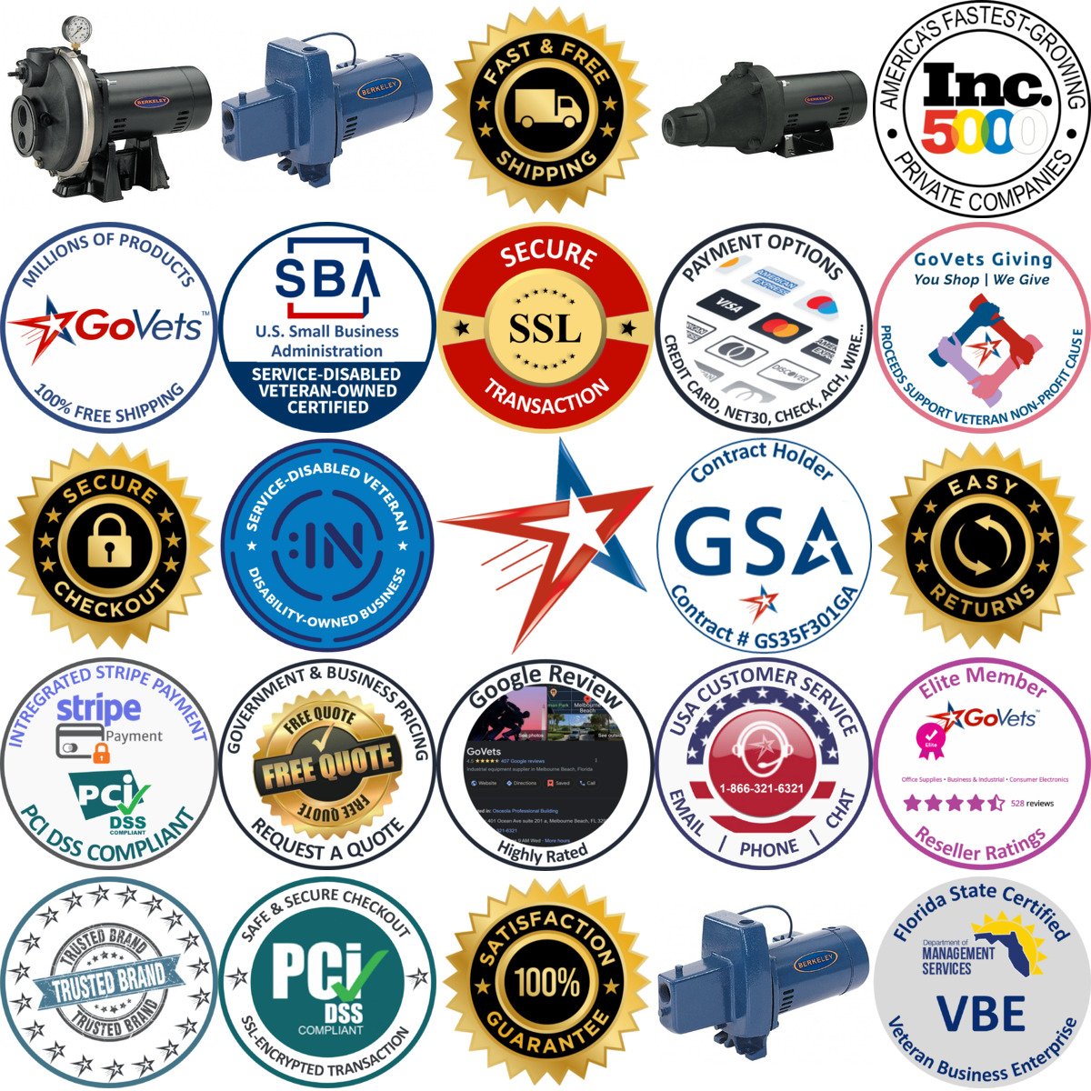 A selection of Jet Pumps products on GoVets