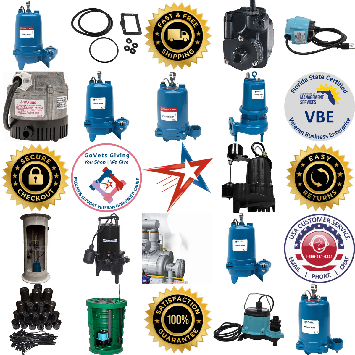 A selection of Submersible and Sump Pumps products on GoVets