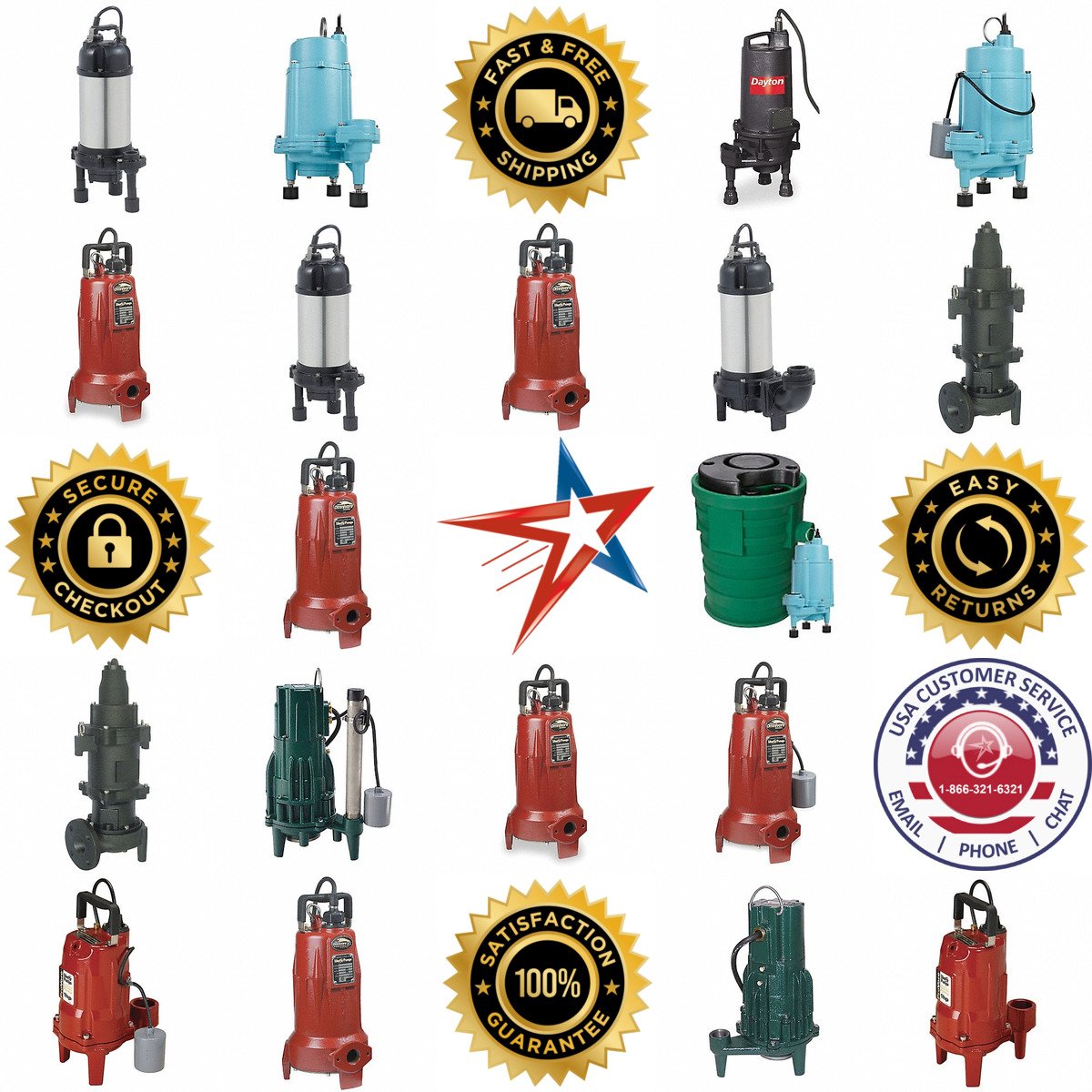 A selection of Sewage Grinder Pumps products on GoVets