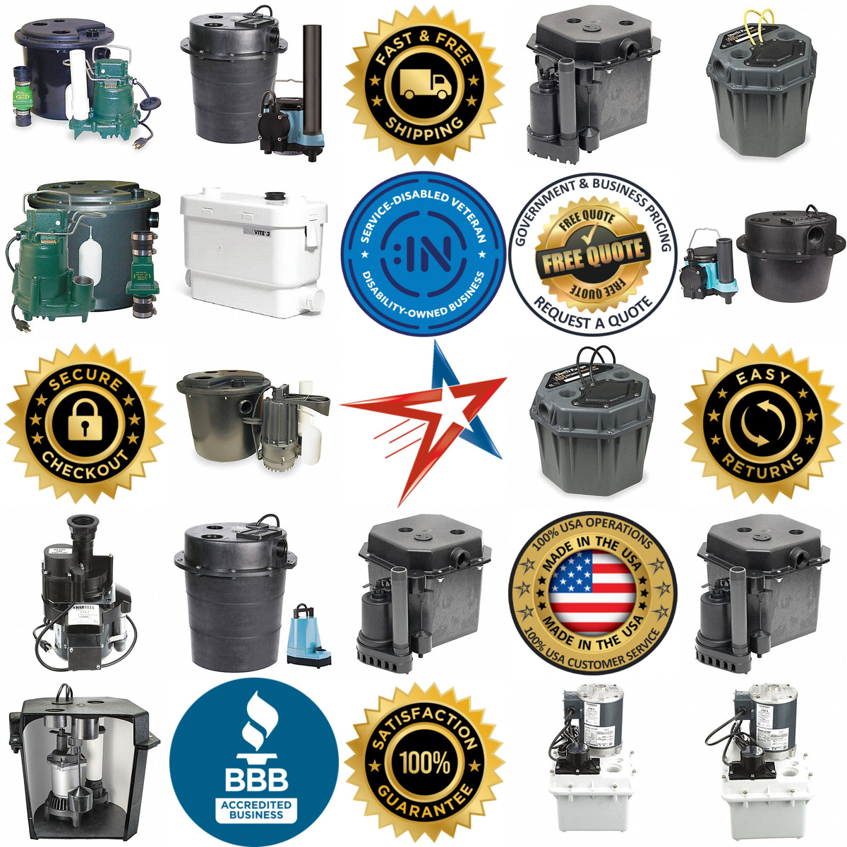 A selection of Sink Drain Pump Systems products on GoVets