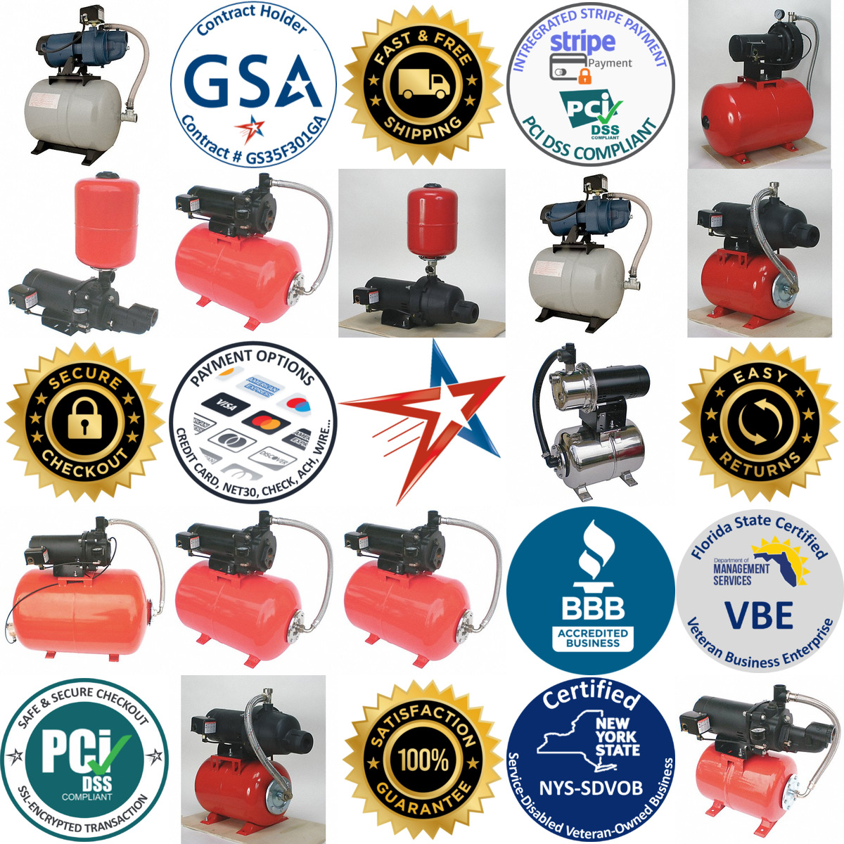 A selection of Jet Pump Systems products on GoVets