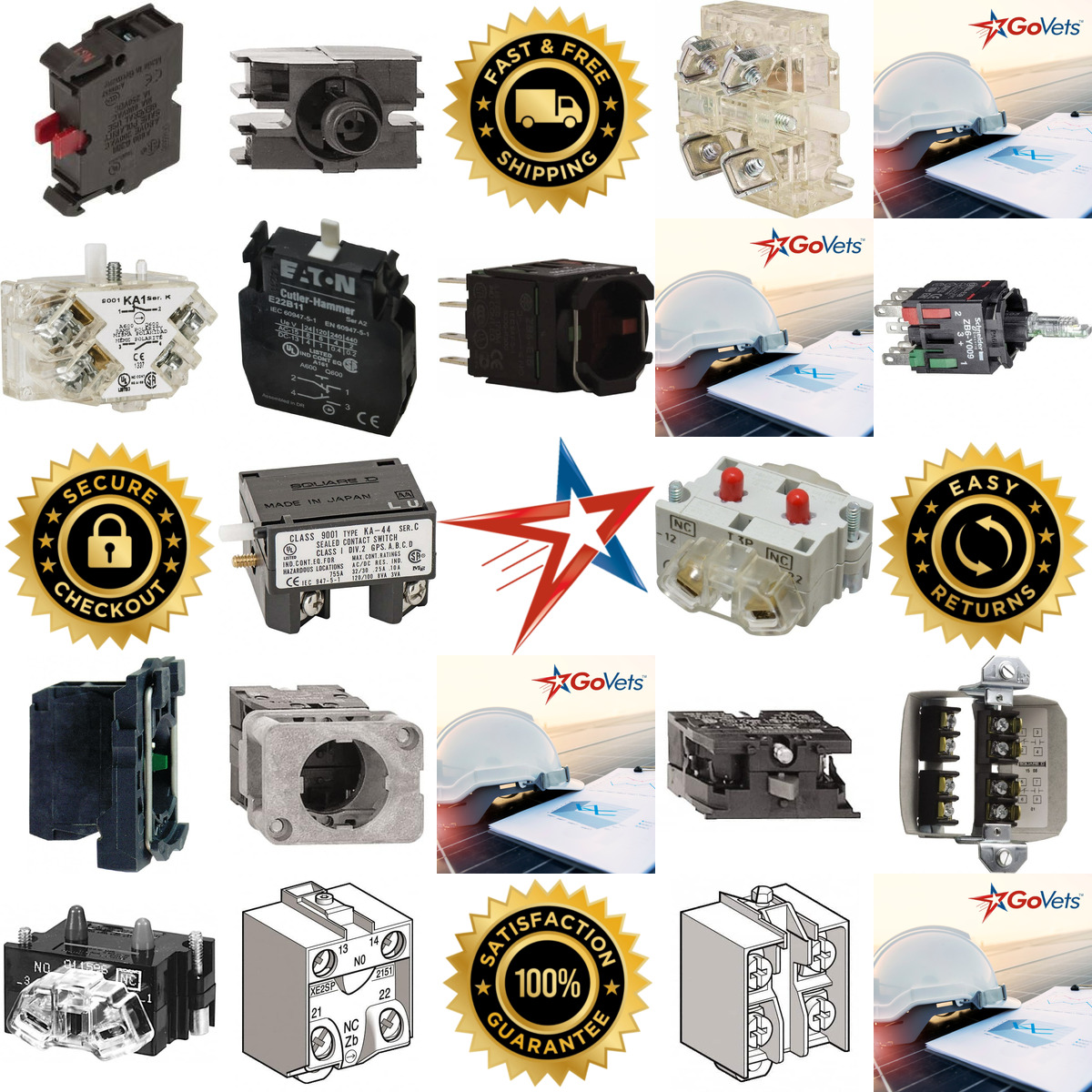 A selection of Electrical Switch Contact Blocks products on GoVets