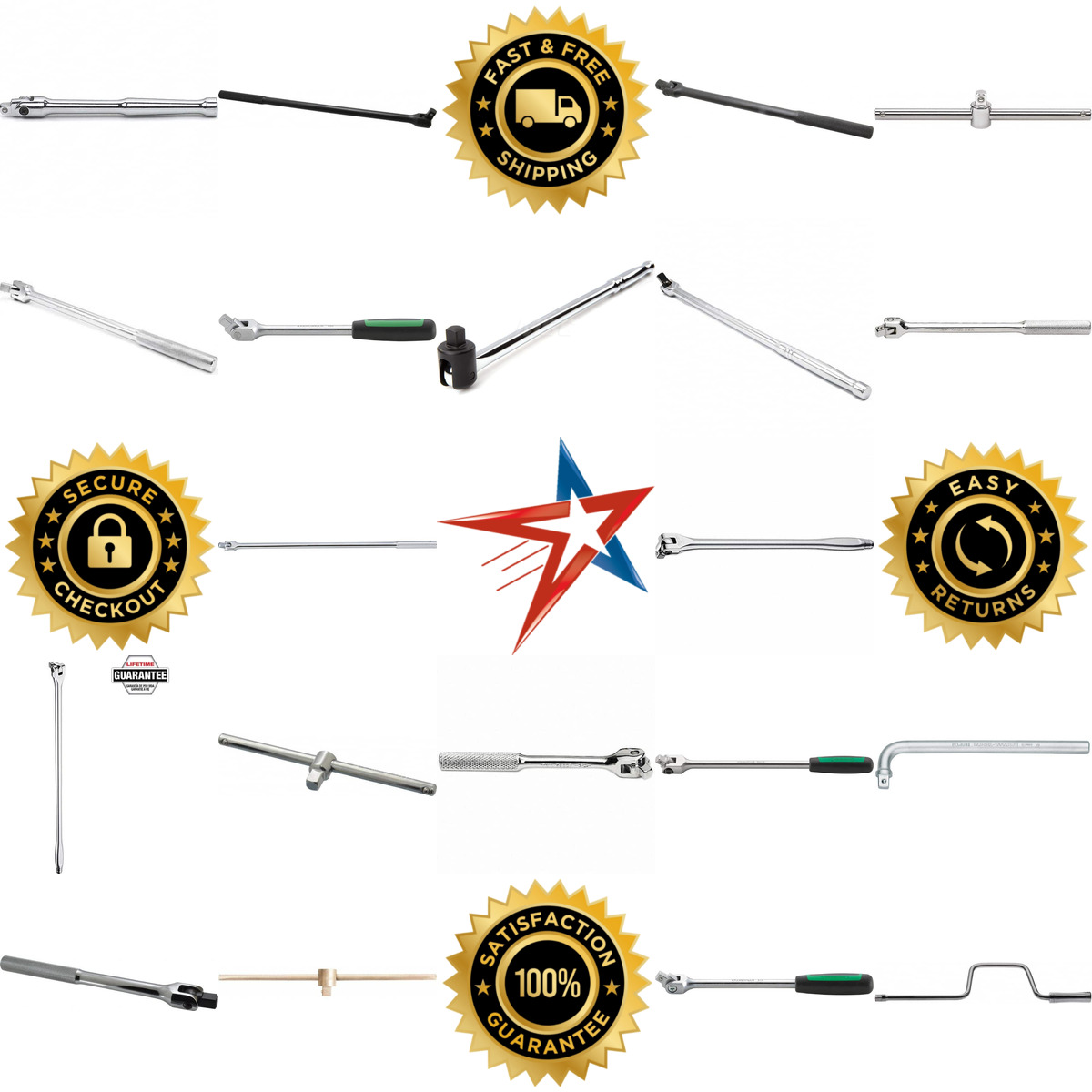 A selection of Socket Handles products on GoVets