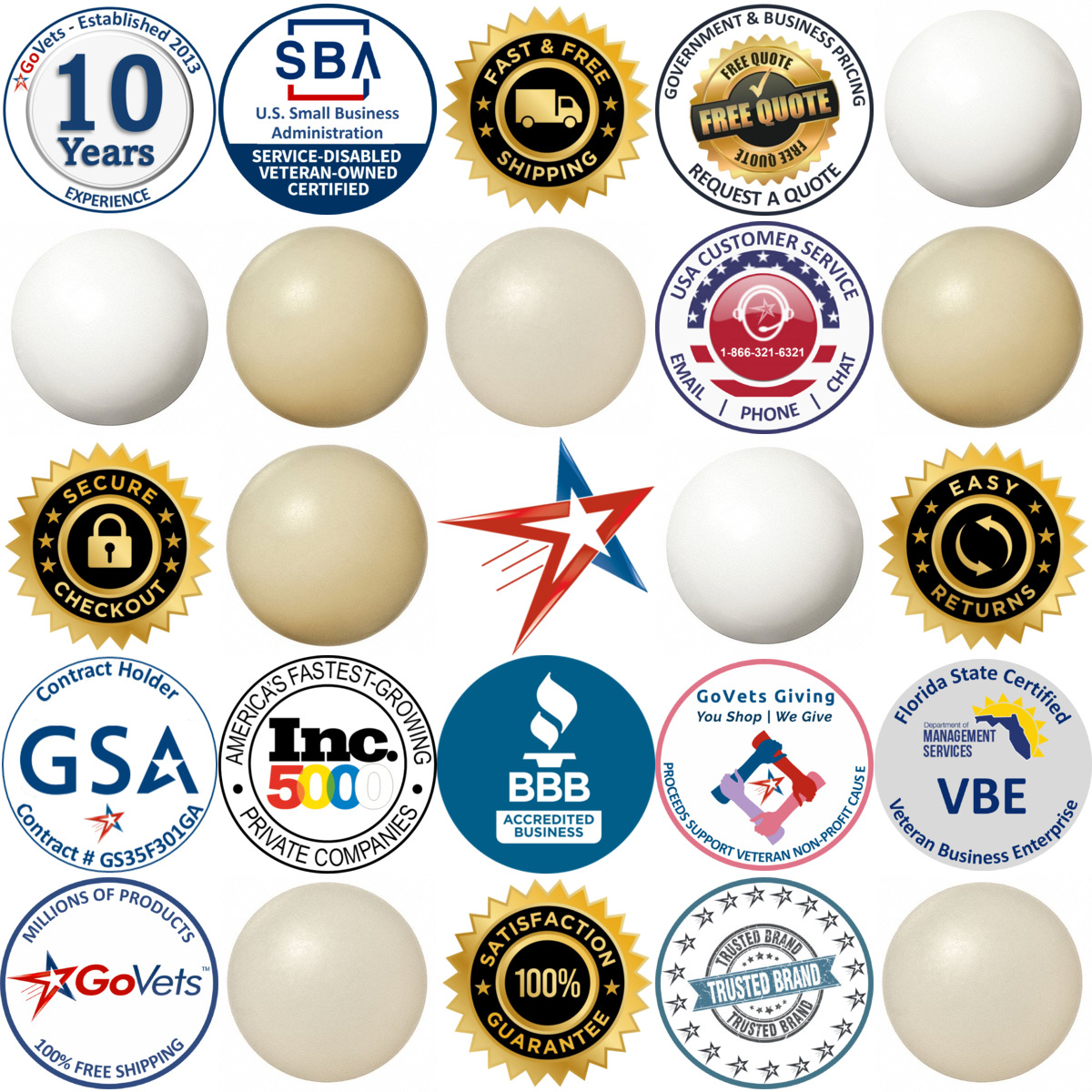 A selection of Plastic Balls products on GoVets