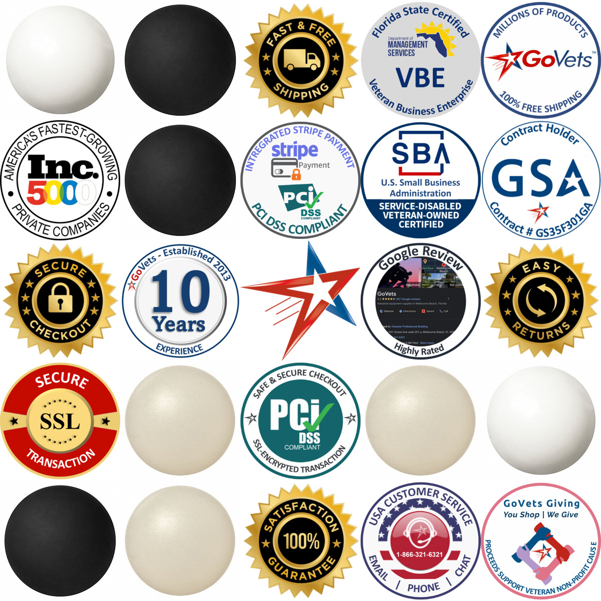 A selection of Rubber Balls products on GoVets