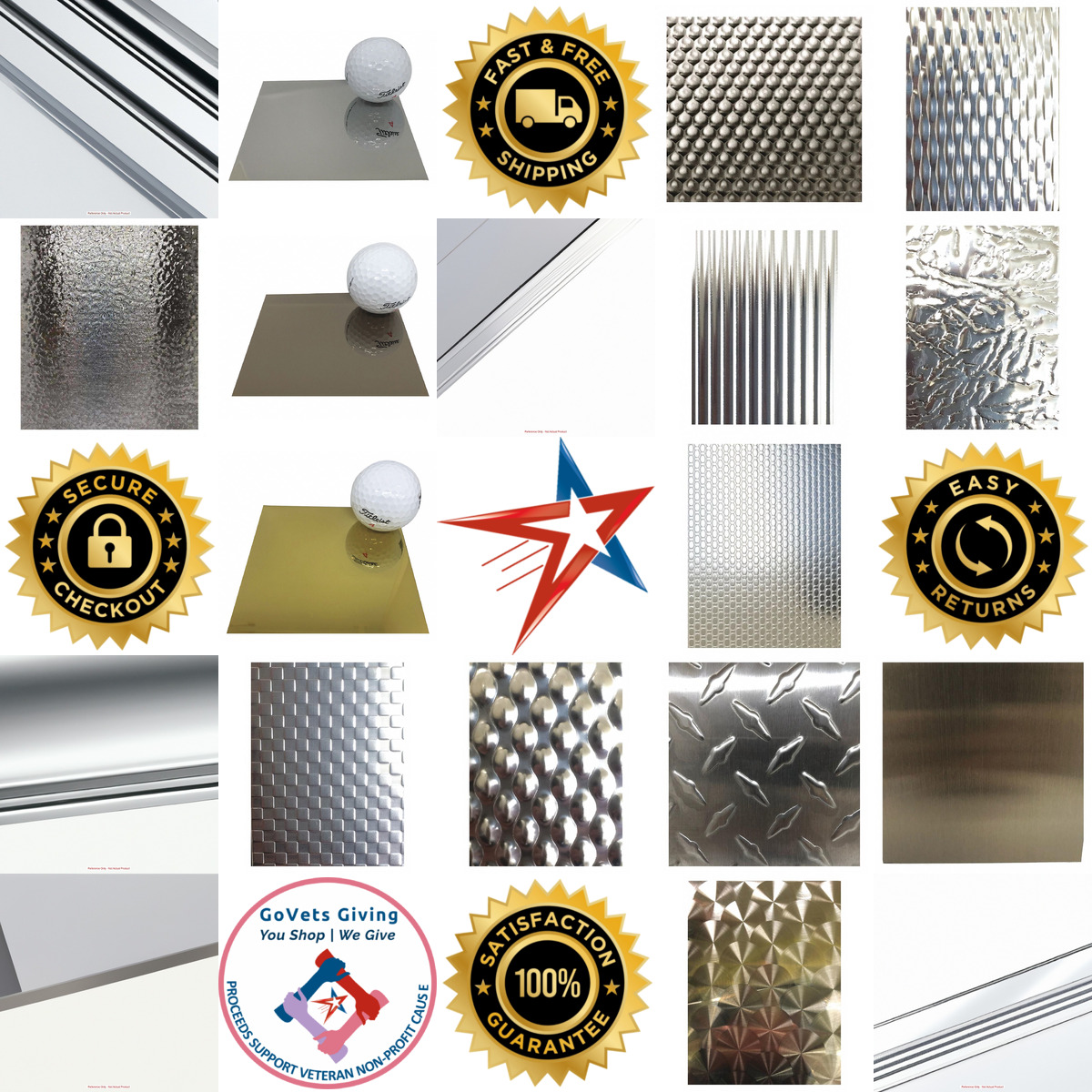 A selection of Architectural Stainless Steel Sheets products on GoVets