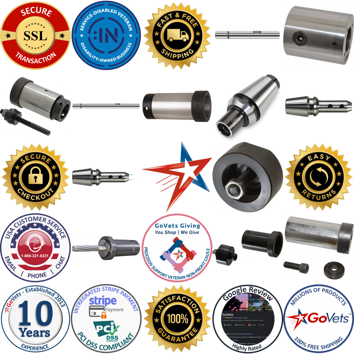 A selection of Collet Tool Holders products on GoVets