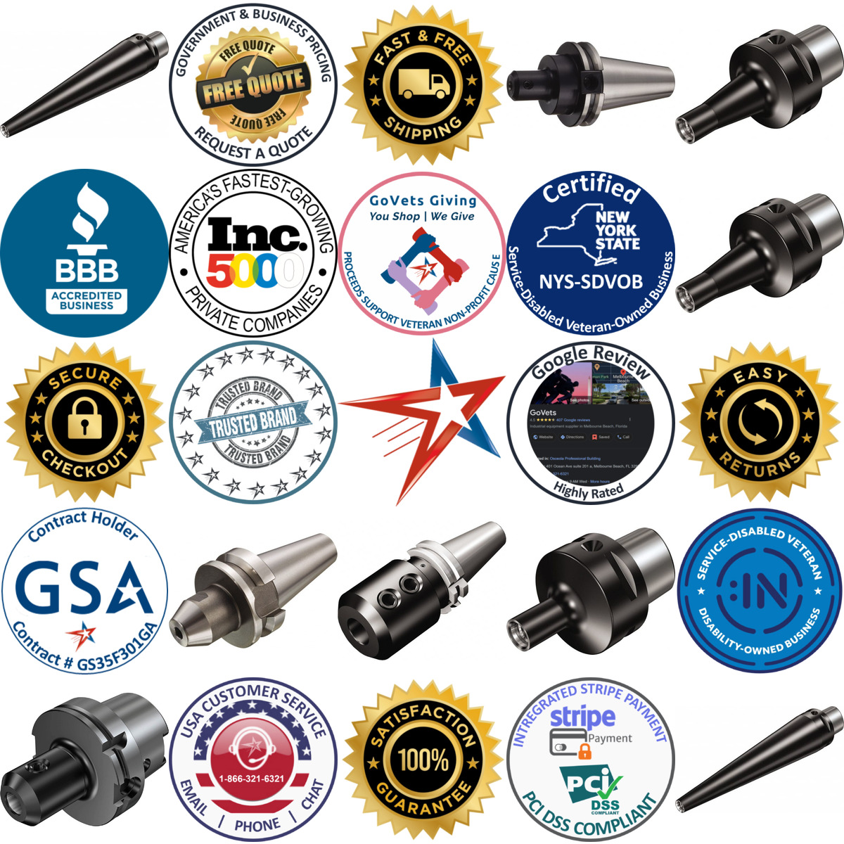 A selection of Modular Tool Holding System Adapters products on GoVets