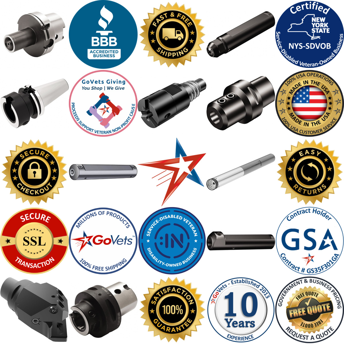 A selection of Screw Machine Length Drill Bits products on GoVets