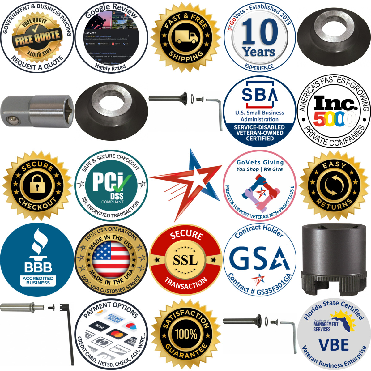 Millions of Products A selection of Modular Router Bit Accessories and Components products on GoVets