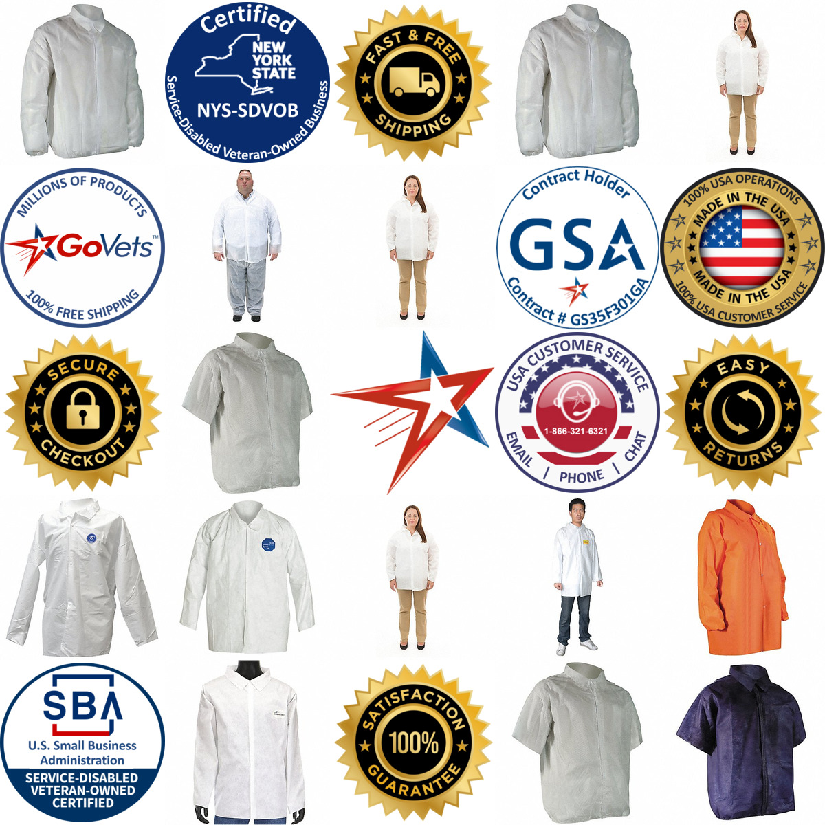 A selection of Chemical and Particulate Protective Shirts products on GoVets