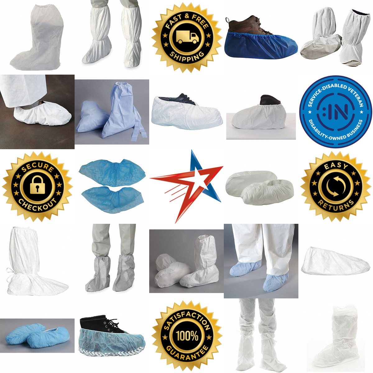 A selection of Shoe and Boot Covers products on GoVets